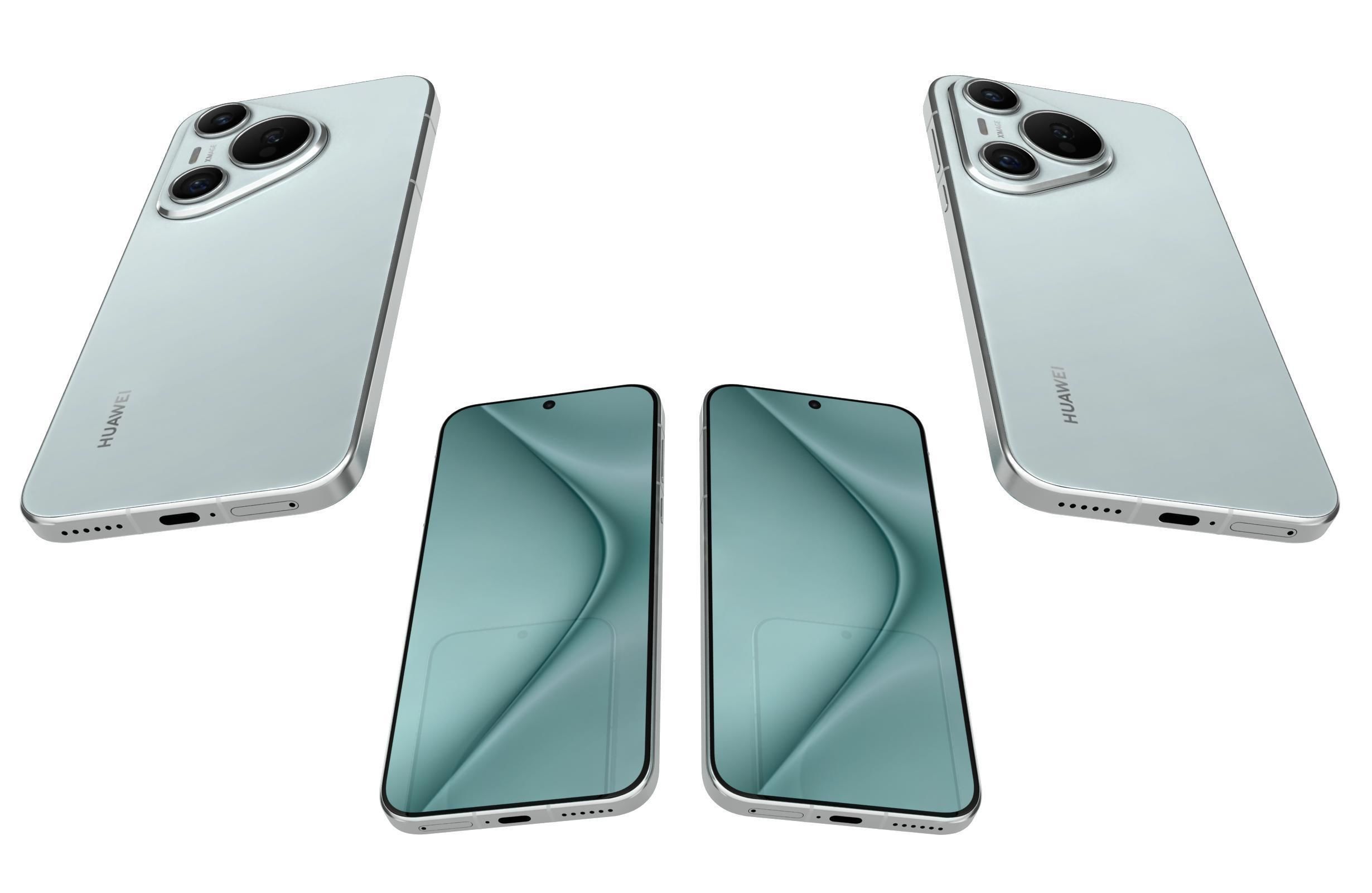 Huawei Pura 70 Blue 3D model_5