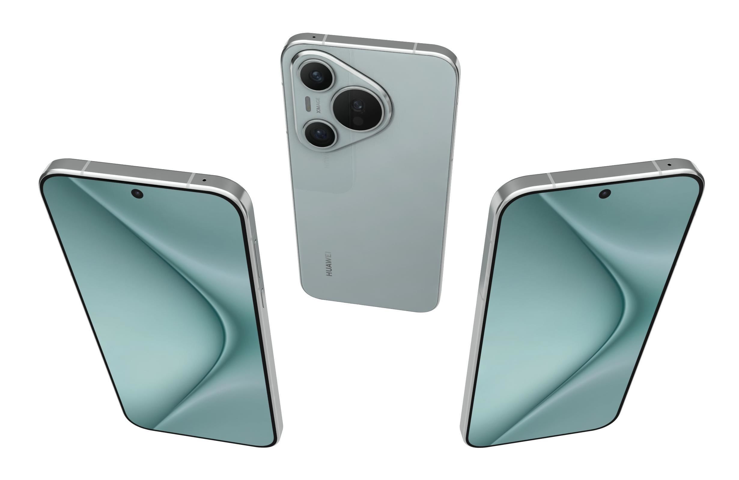 Huawei Pura 70 Blue 3D model_1