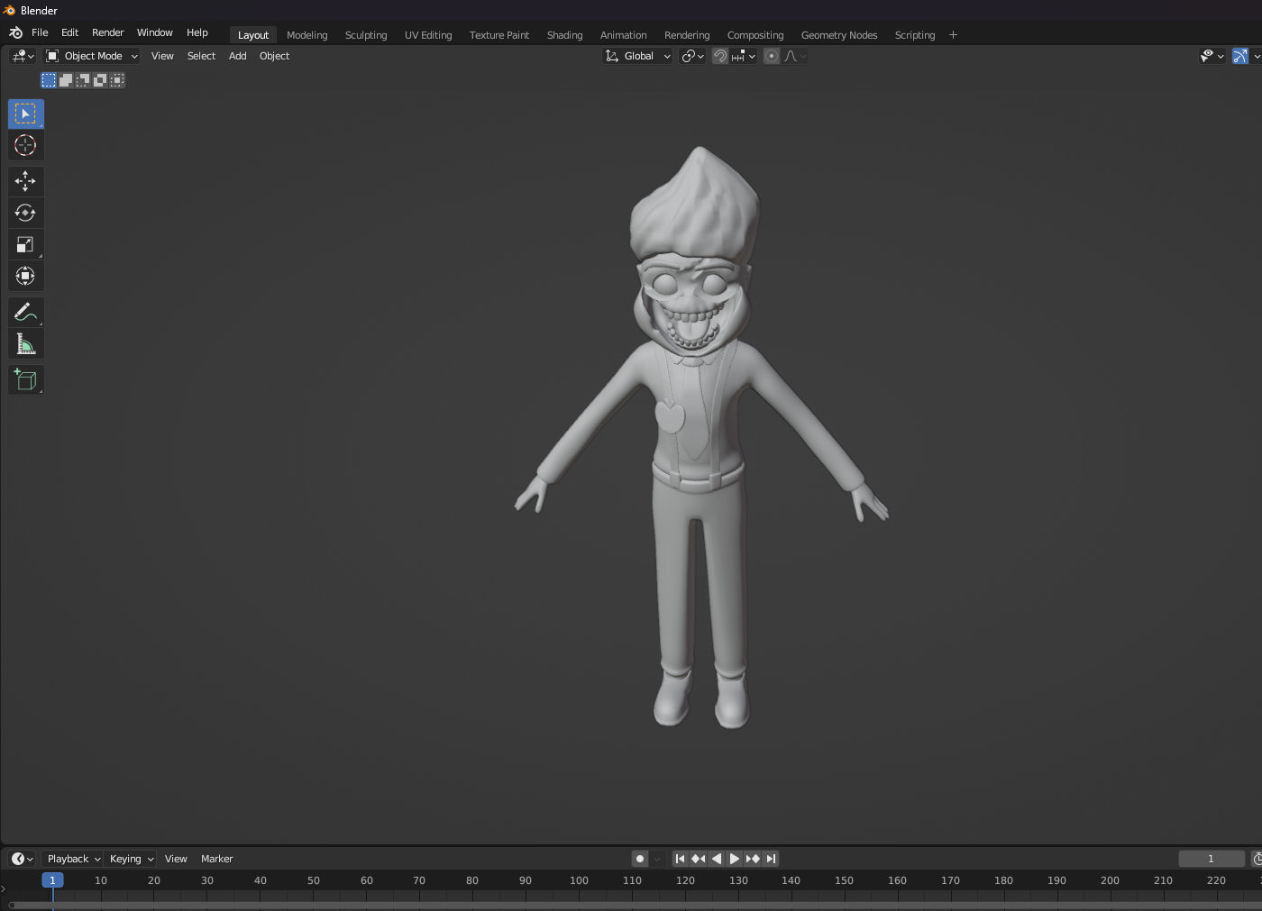 3D model Mr Delight Poppy Play Time Ripped Zombie Face 3D Model VR