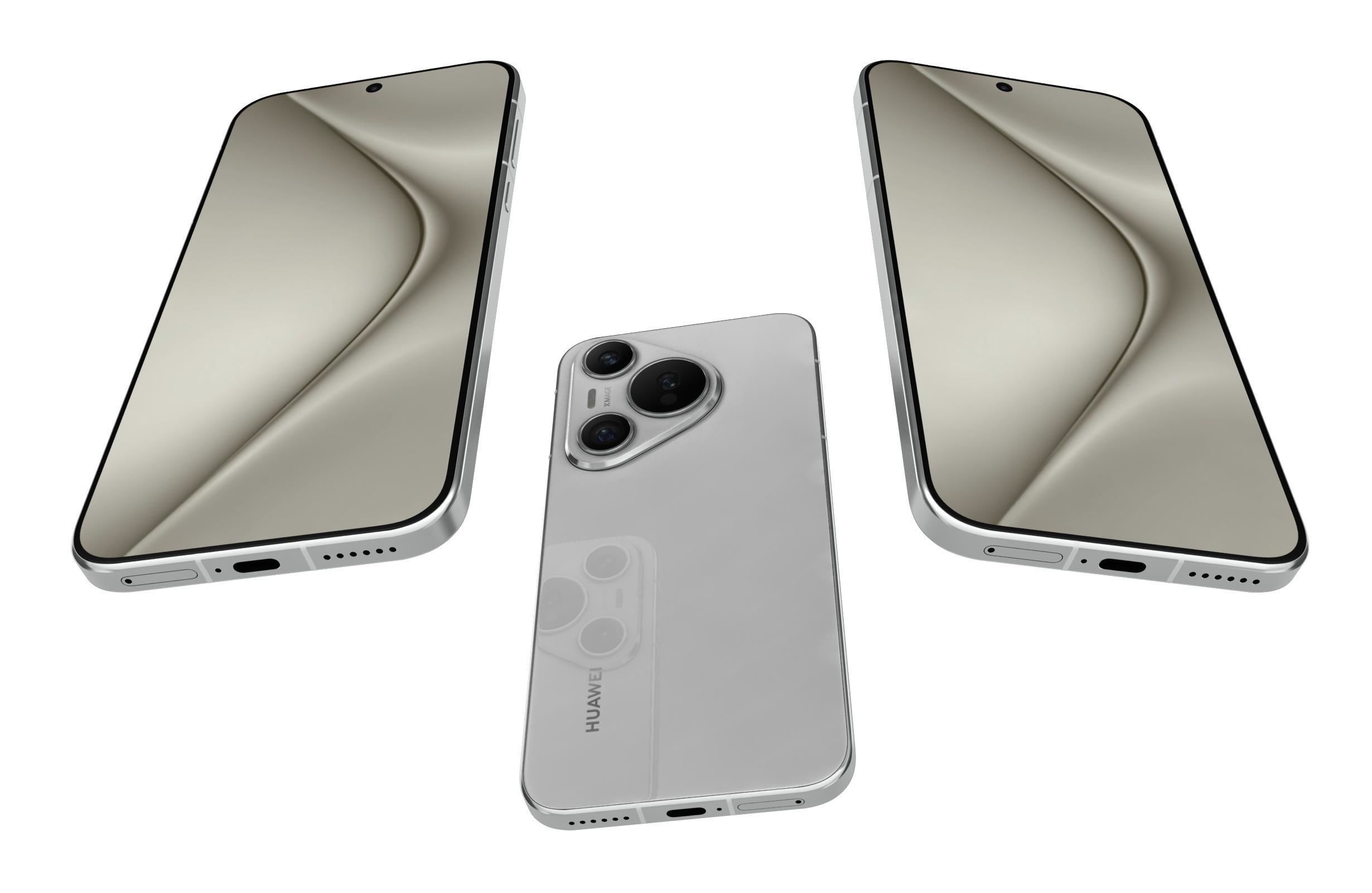 Huawei Pura 70 White 3D model_2