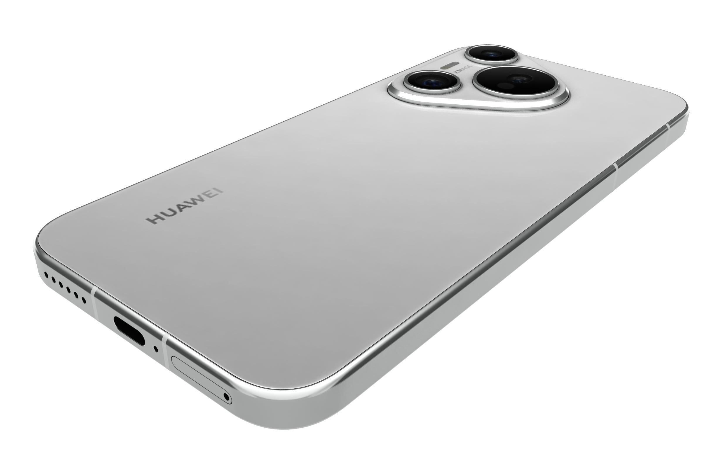 Huawei Pura 70 White 3D model_14