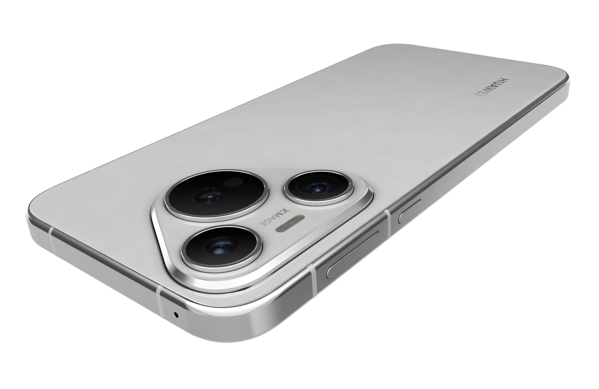 Huawei Pura 70 White 3D model_15