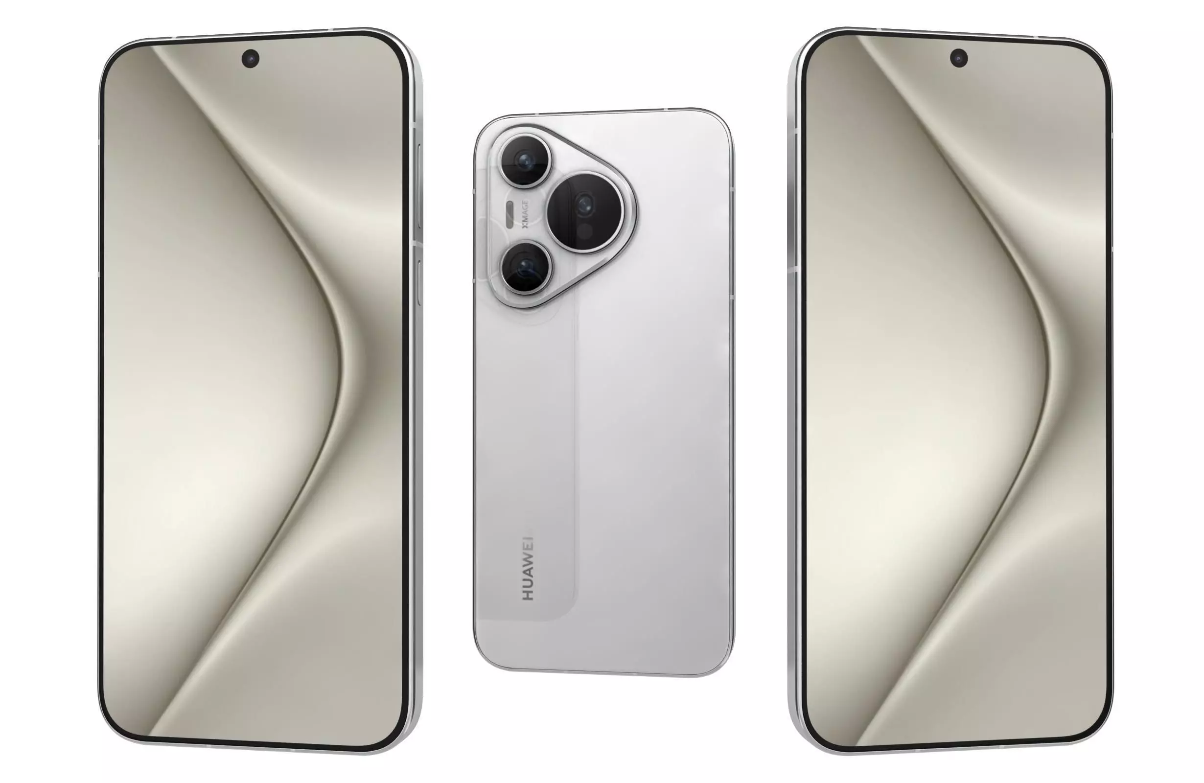 Huawei Pura 70 White 3D model_0