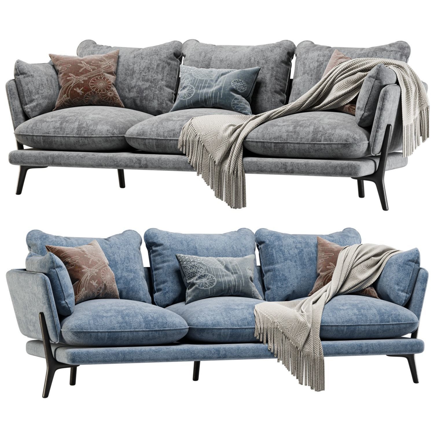 Sofa Cloud 3D model_1