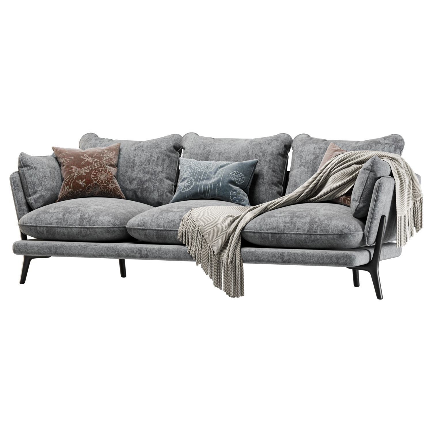 Sofa Cloud 3D model_3