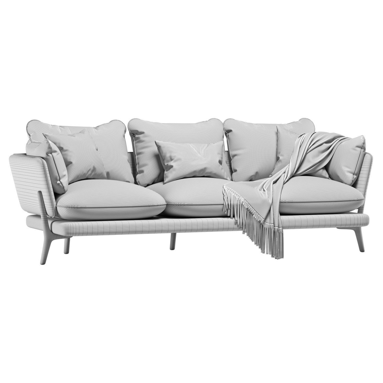Sofa Cloud 3D model_9