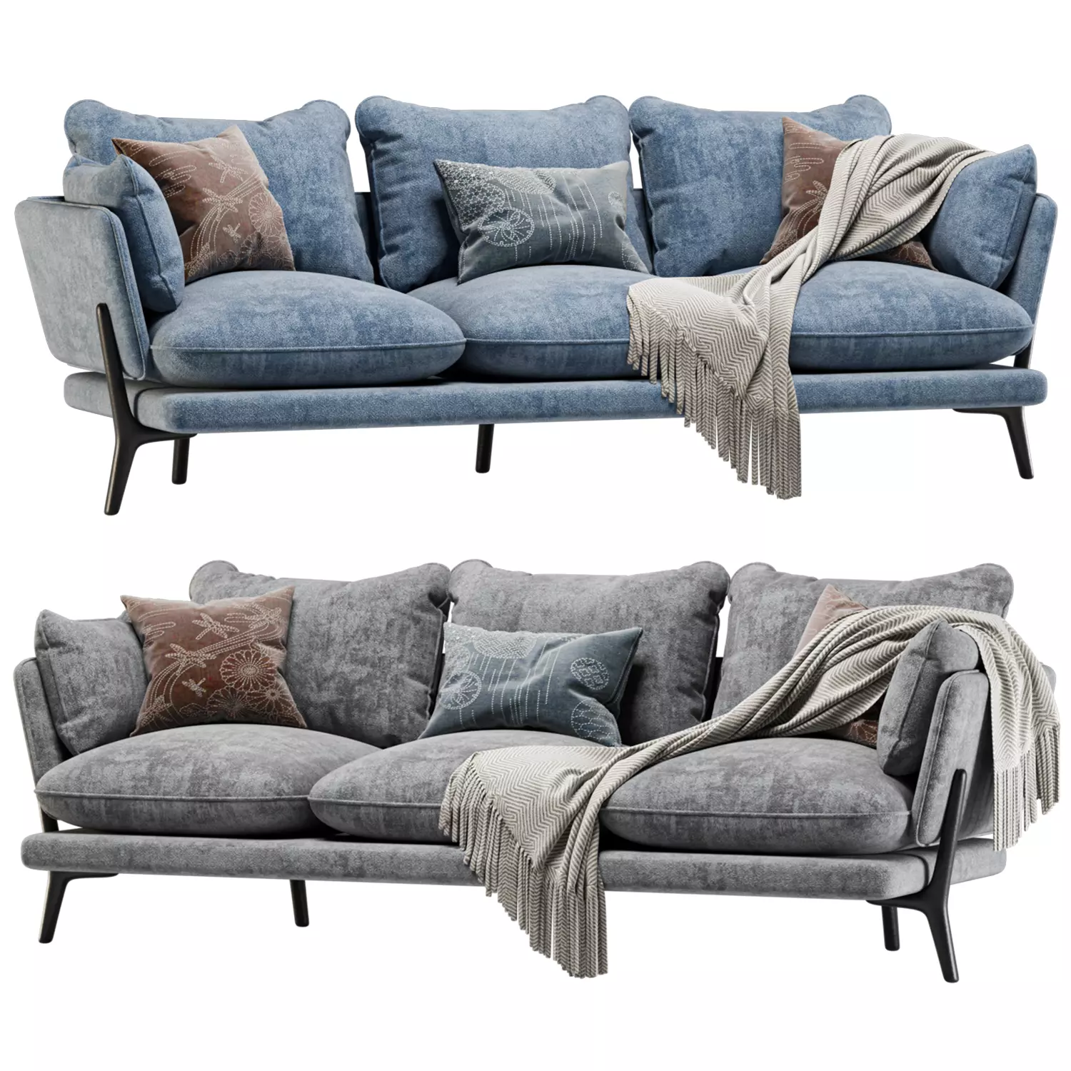 Sofa Cloud 3D model_0