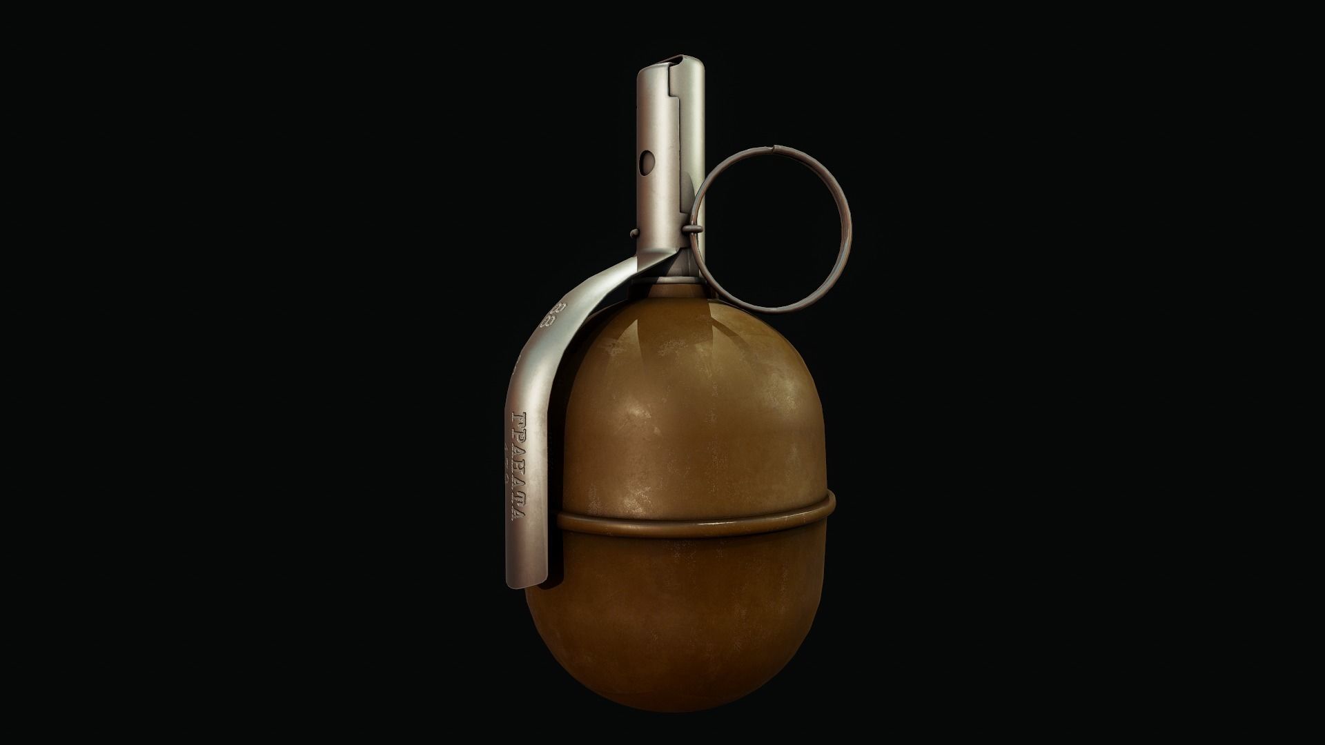 RGD5 Grenade - Tutorial Included Low-poly 3D model_5