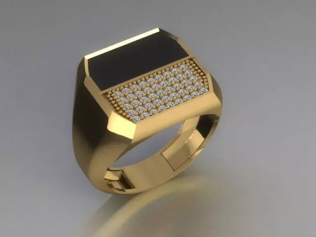 men ring 3D print model_0