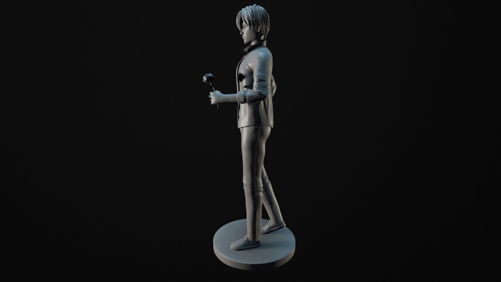 Stylized character model Victor Van Art  3D print model_4