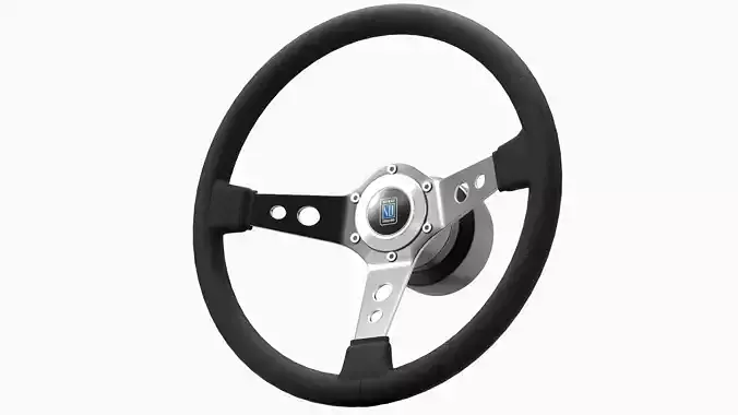Nardi Steering Wheel Low-poly 3D model