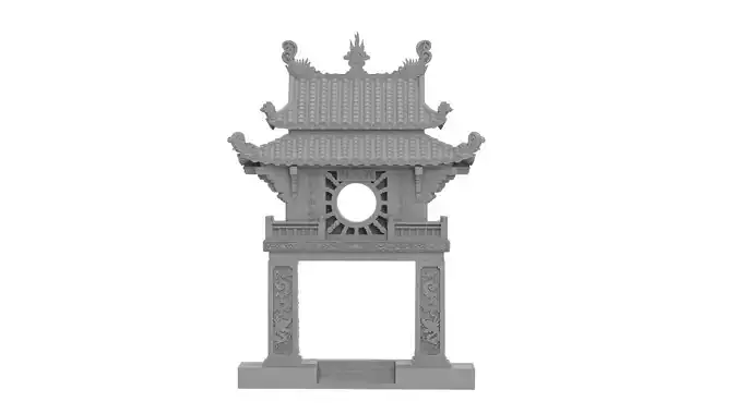 KHUE VAN CAC - Constellation of literature pavilion 3D print model