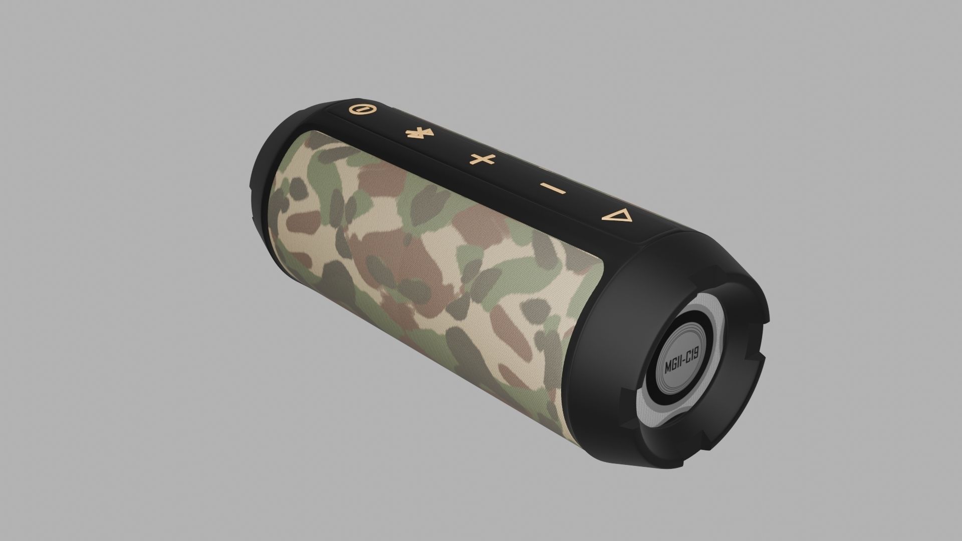 Speaker Low-poly 3D model_49