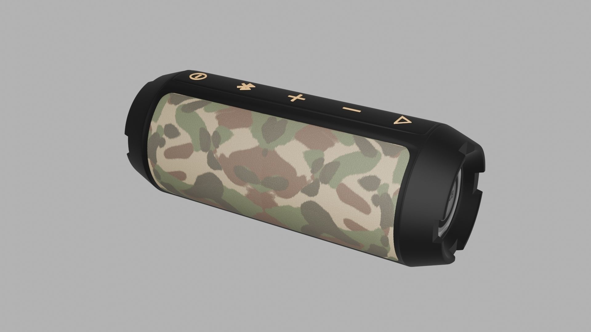 Speaker Low-poly 3D model_7