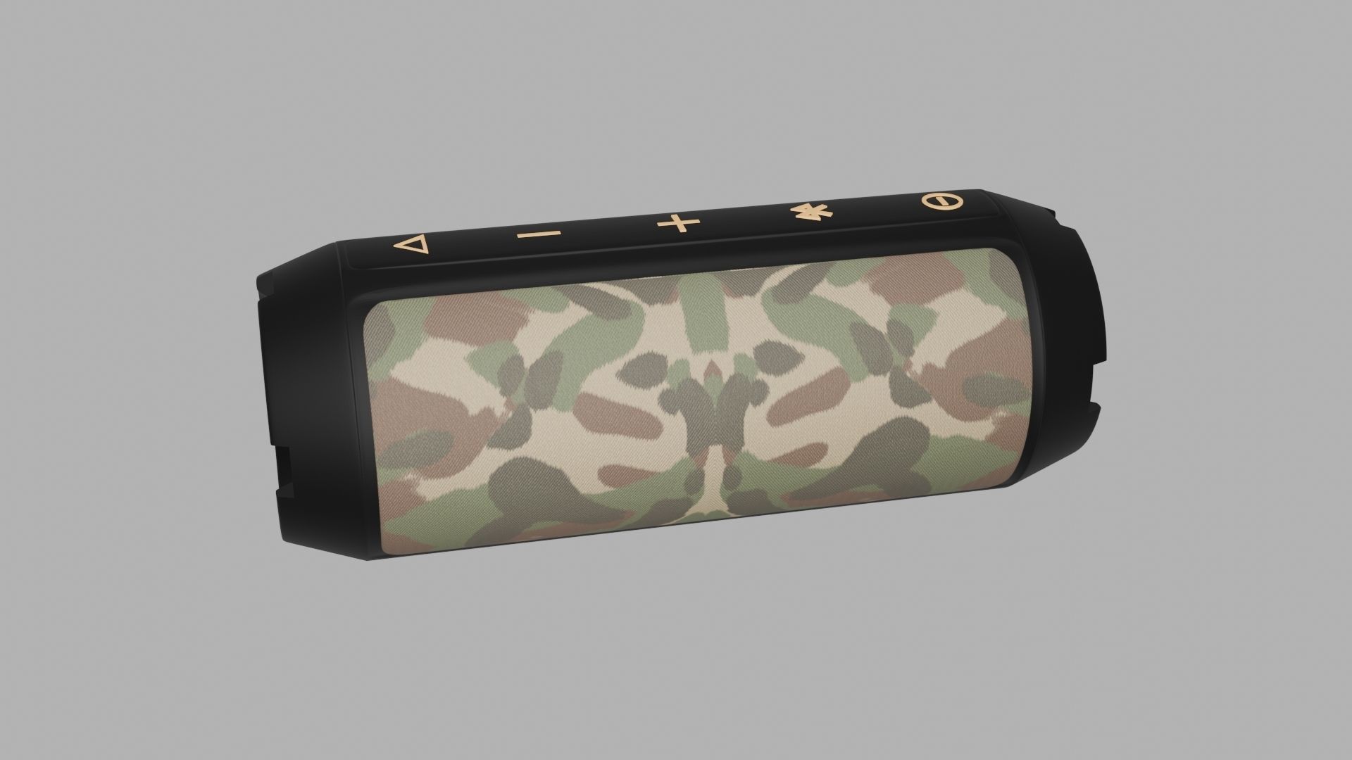 Speaker Low-poly 3D model_31