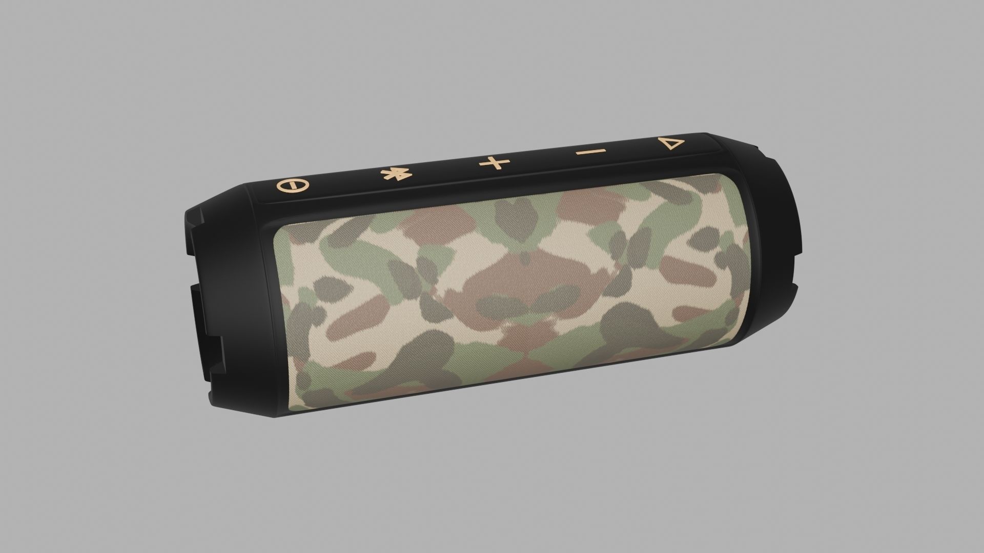 Speaker Low-poly 3D model_14