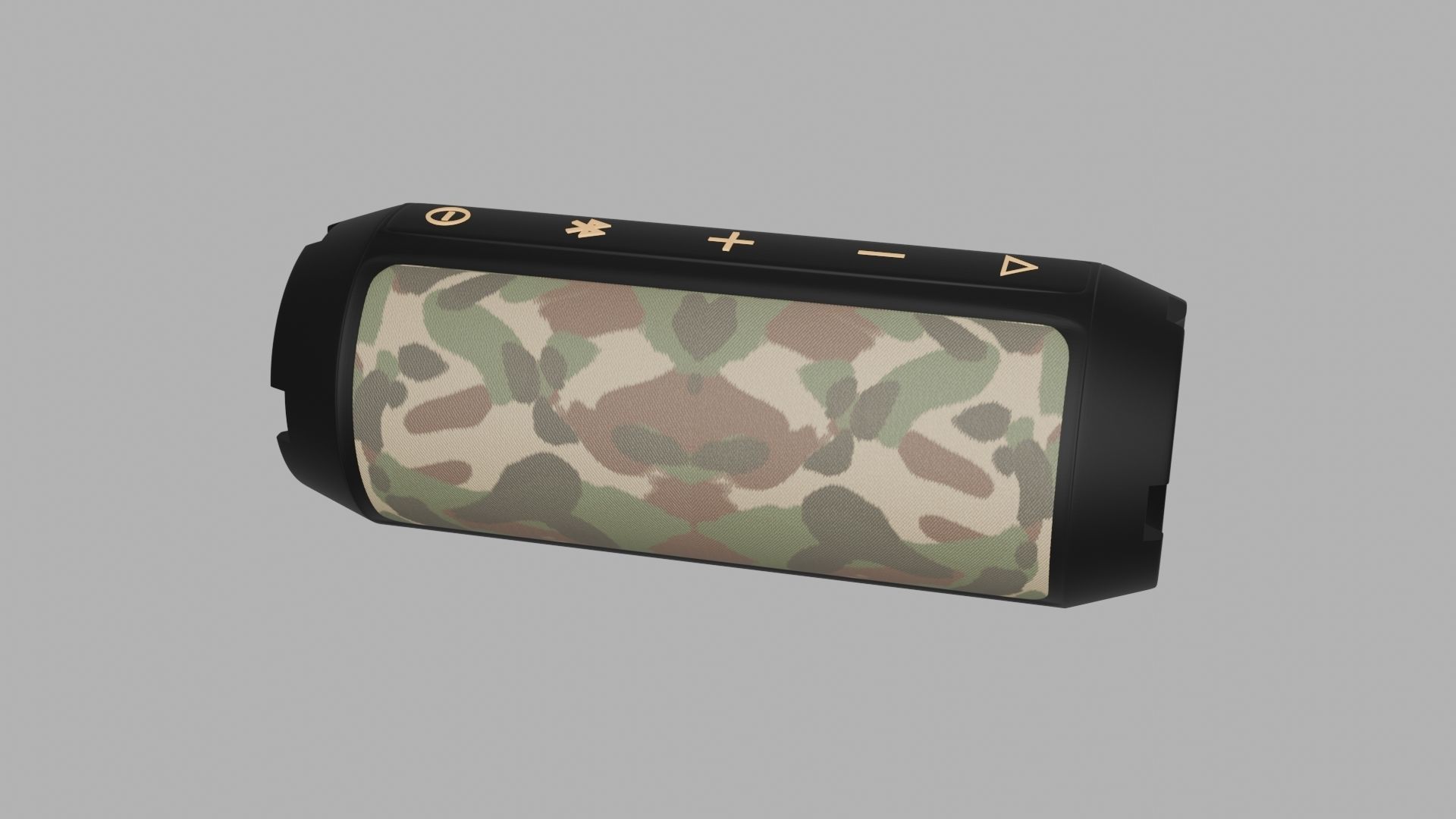 Speaker Low-poly 3D model_10