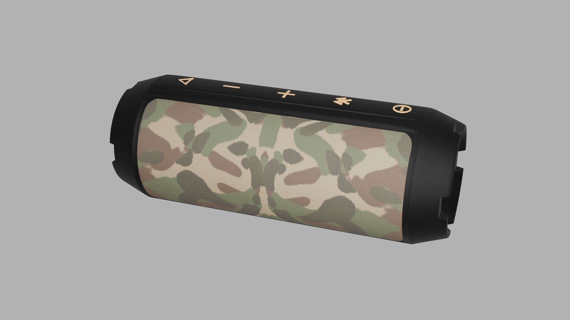 Speaker Low-poly 3D model_28