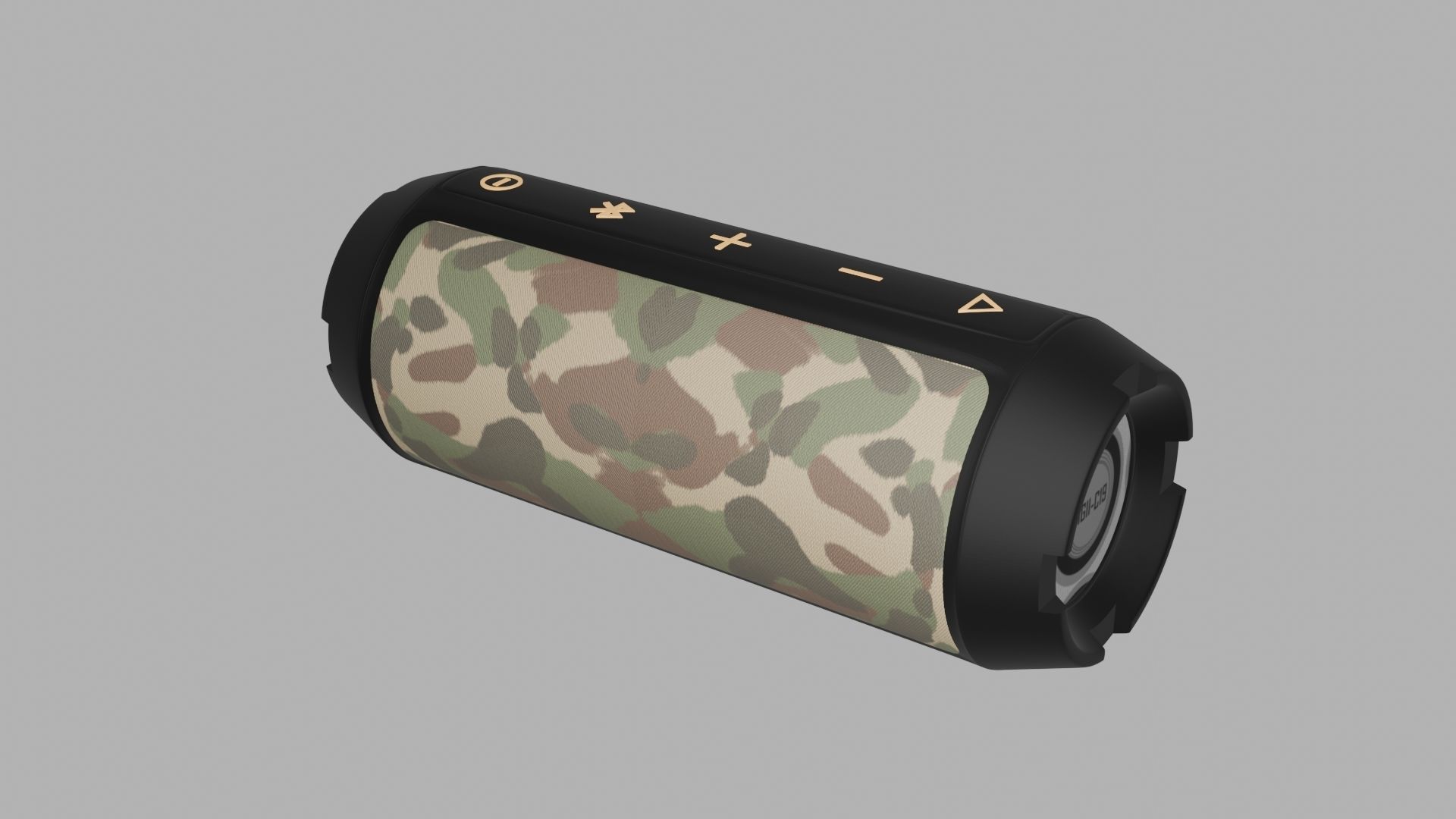 Speaker Low-poly 3D model_6