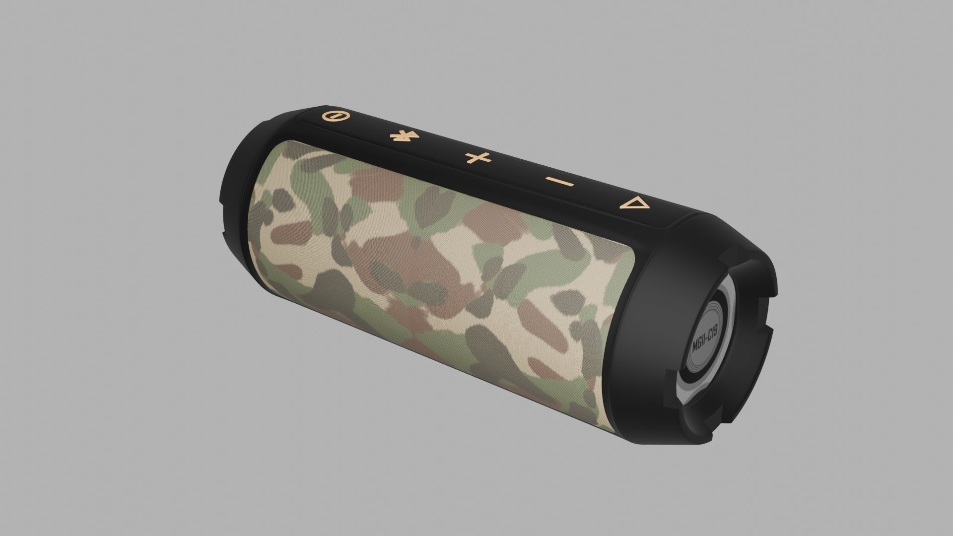 Speaker Low-poly 3D model_5