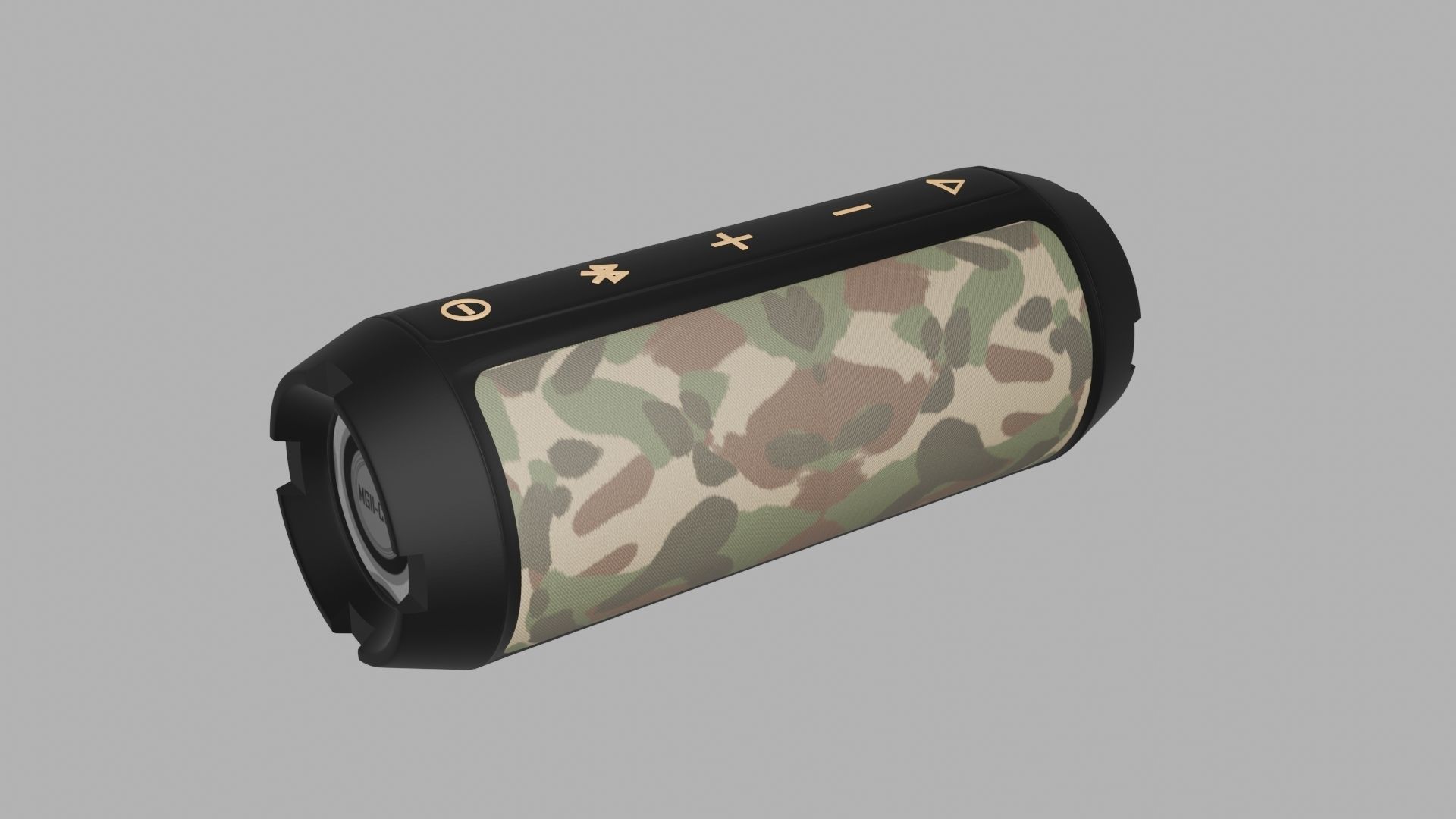 Speaker Low-poly 3D model_16