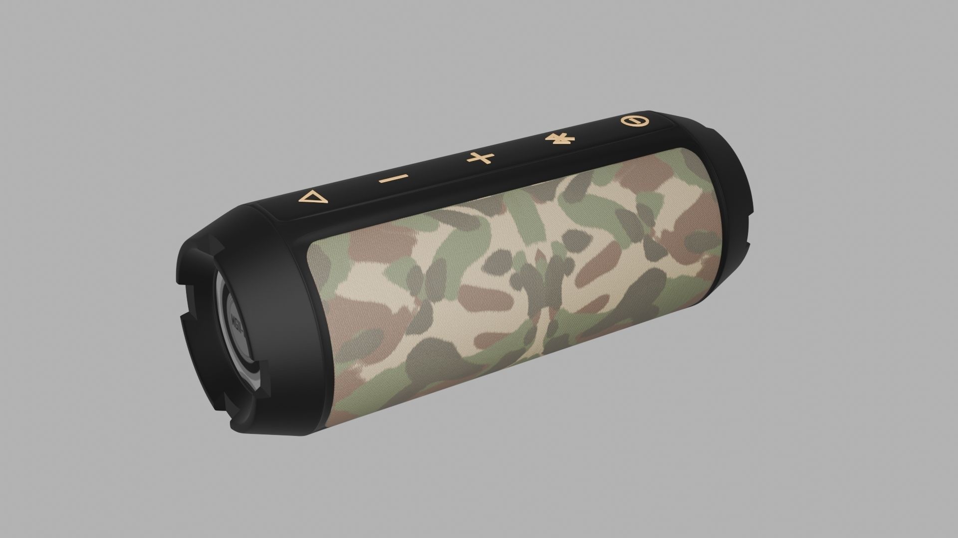 Speaker Low-poly 3D model_33