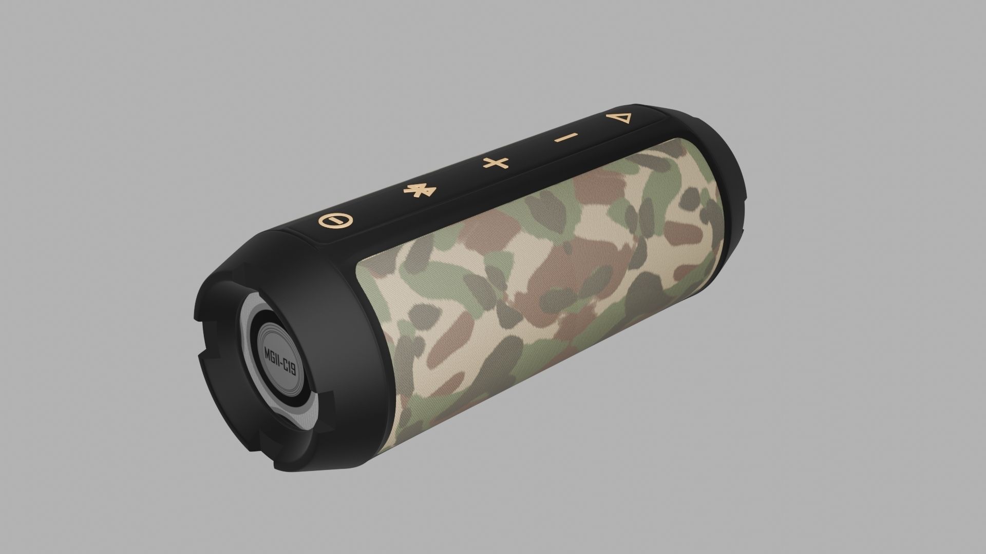 Speaker Low-poly 3D model_17