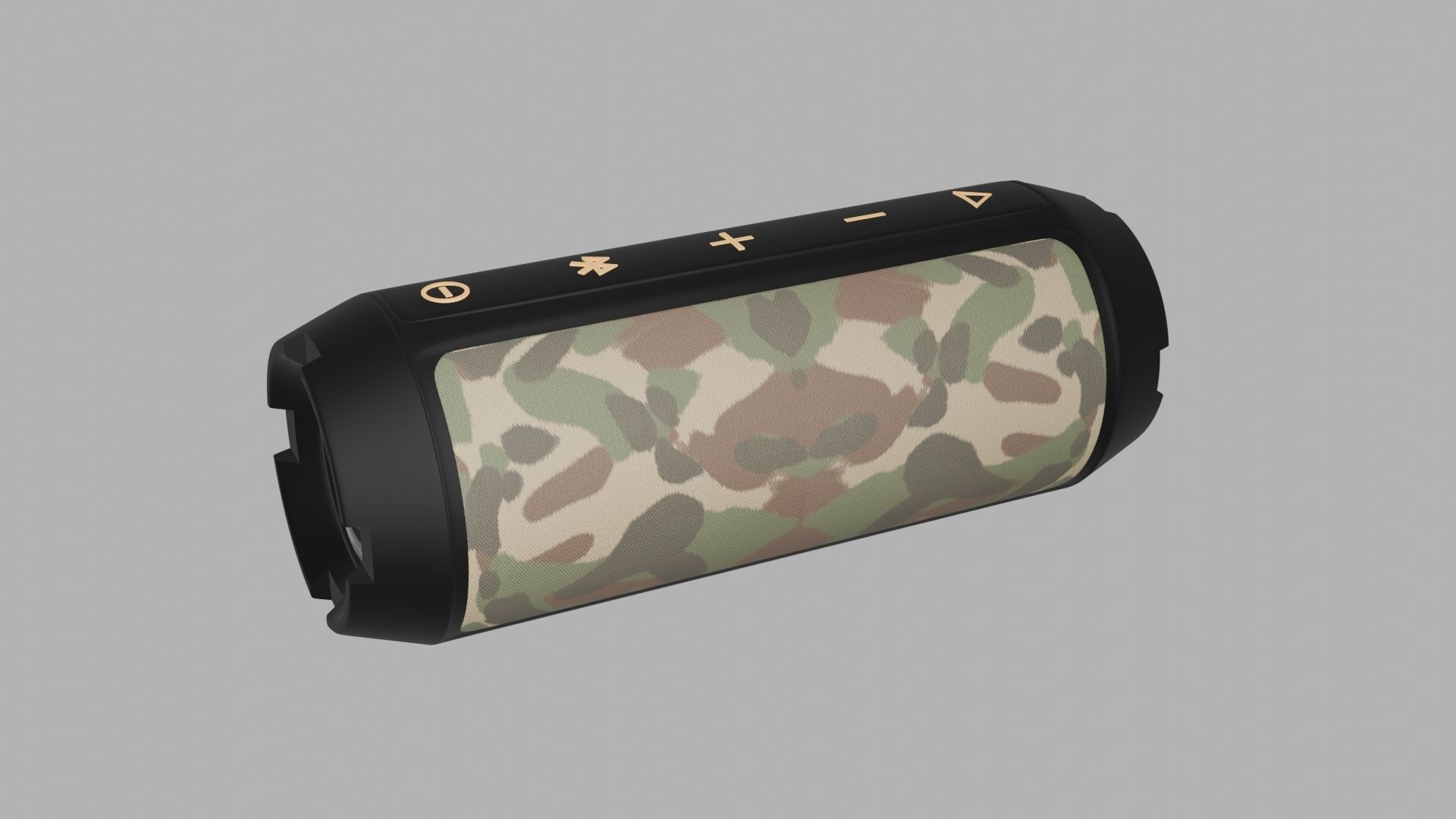 Speaker Low-poly 3D model_15