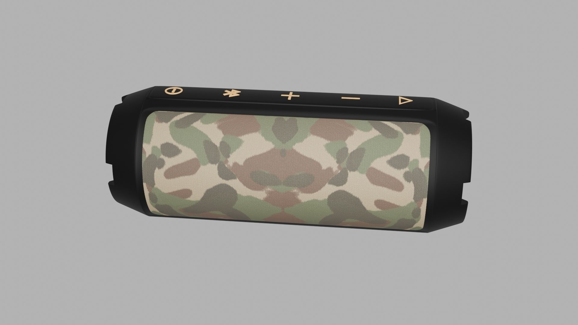 Speaker Low-poly 3D model_11