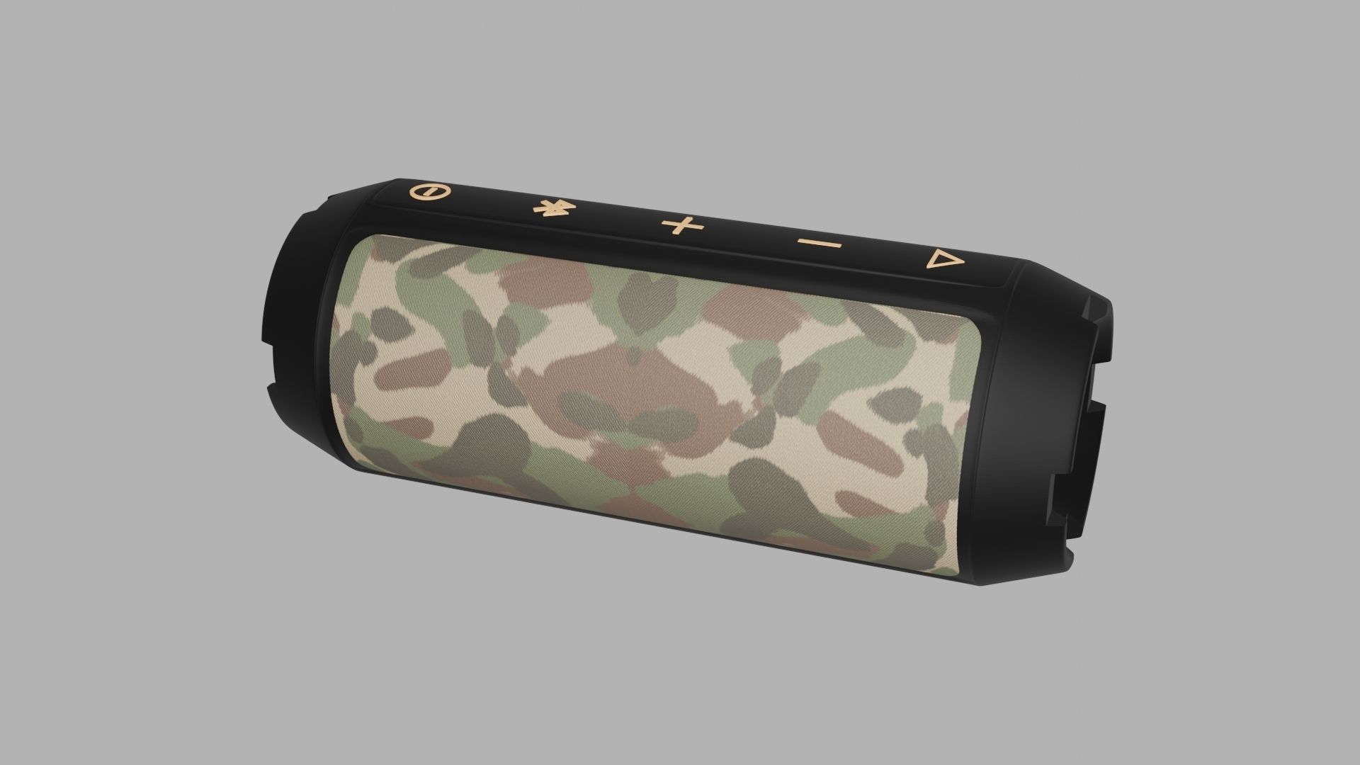 Speaker Low-poly 3D model_9