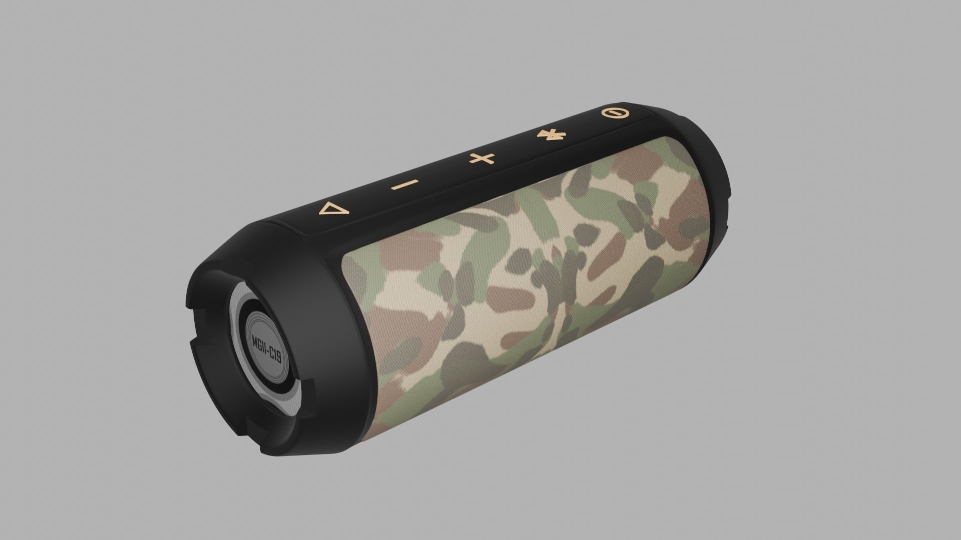 Speaker Low-poly 3D model_34