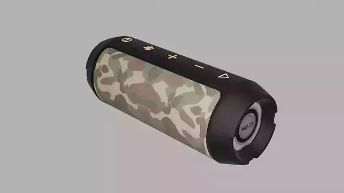 Speaker Low-poly 3D model