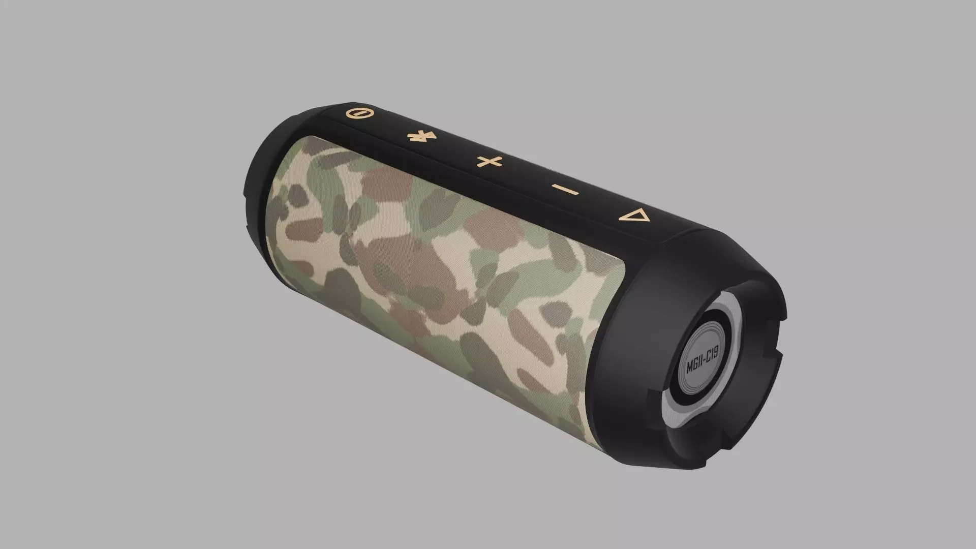Speaker Low-poly 3D model_0
