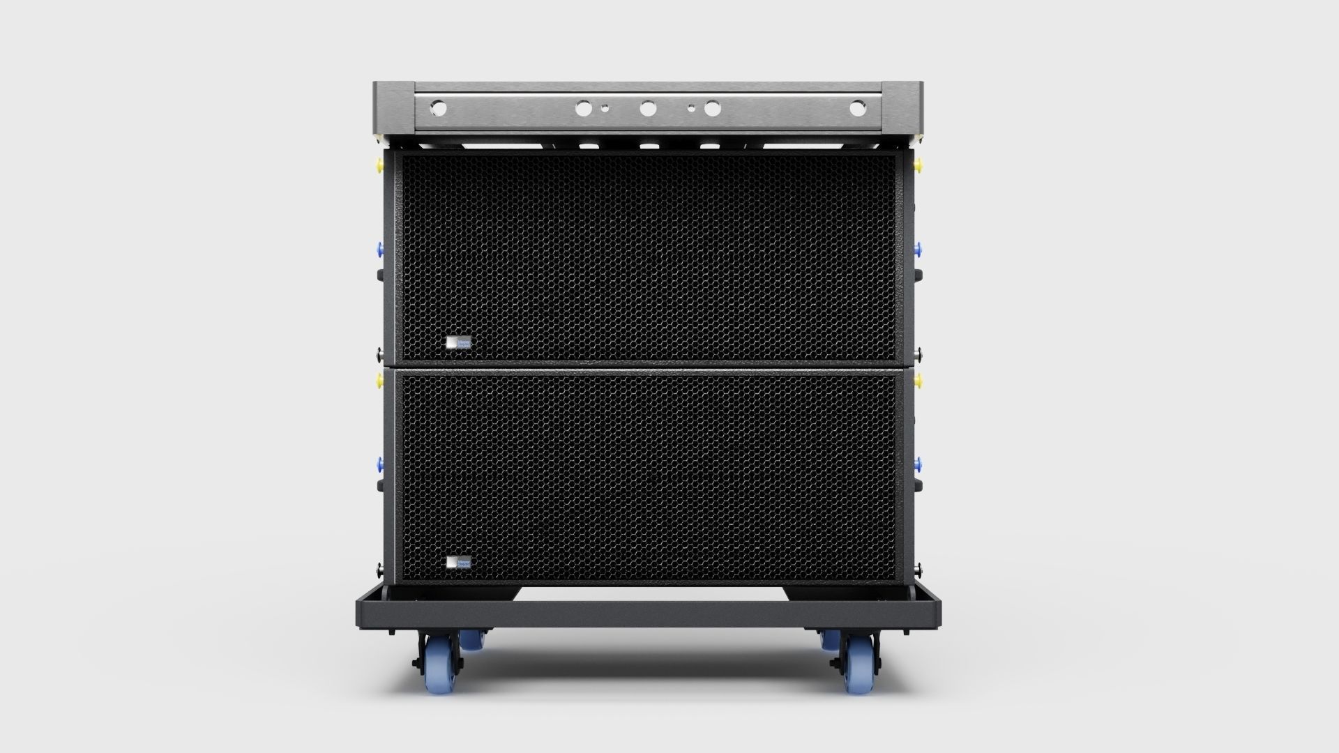 Concert Sound Systems Line Array Meyer Sound Leo 3D model_2