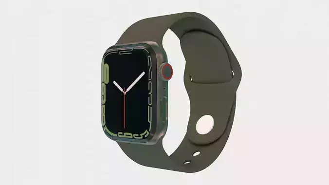 Apple Watch 7 - Green Aluminium Case with Sport Band
