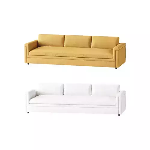 IVORY PERFORMANCE VELVET SOFA