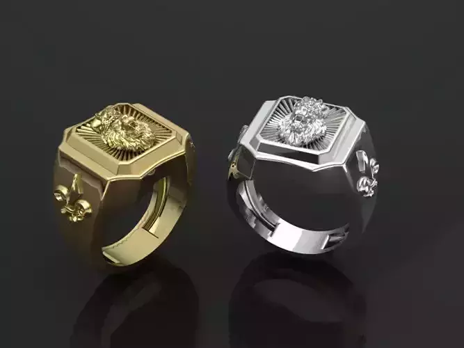 kinglionrings 3D print model