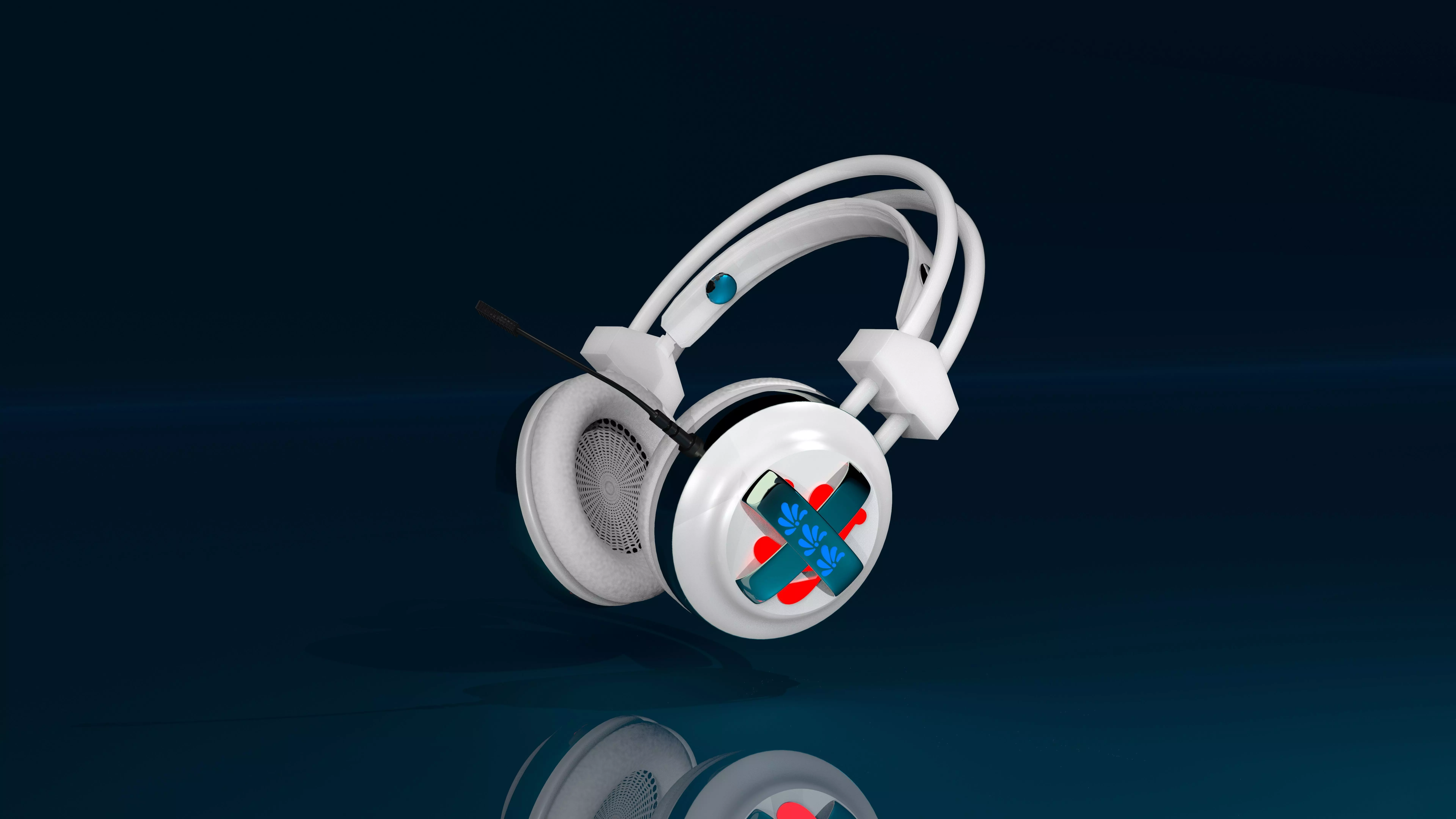 Headphone 3D model_0