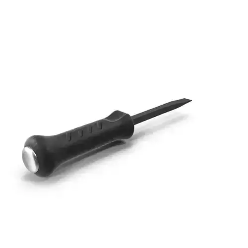 SO Straight Striking Prybar 12in MPBS12A Low-poly 3D model