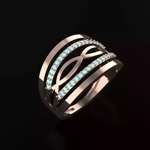 RING SIZE 18 NEW MODEL -GOLD PARK