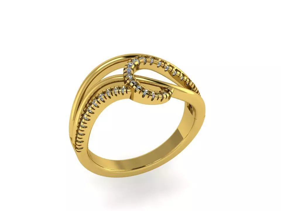 fashion engagement ring 64 Free 3D print model