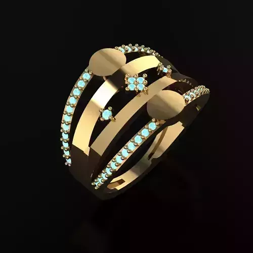 RING SIZE 18 NEW MODEL -GOLD PARK