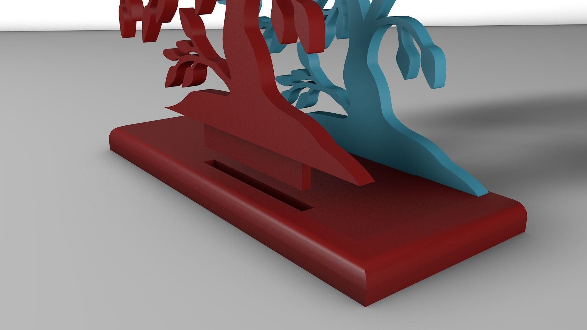 Elegant Olive Tree Napkin Holder 3D Print Model 3D print model_10