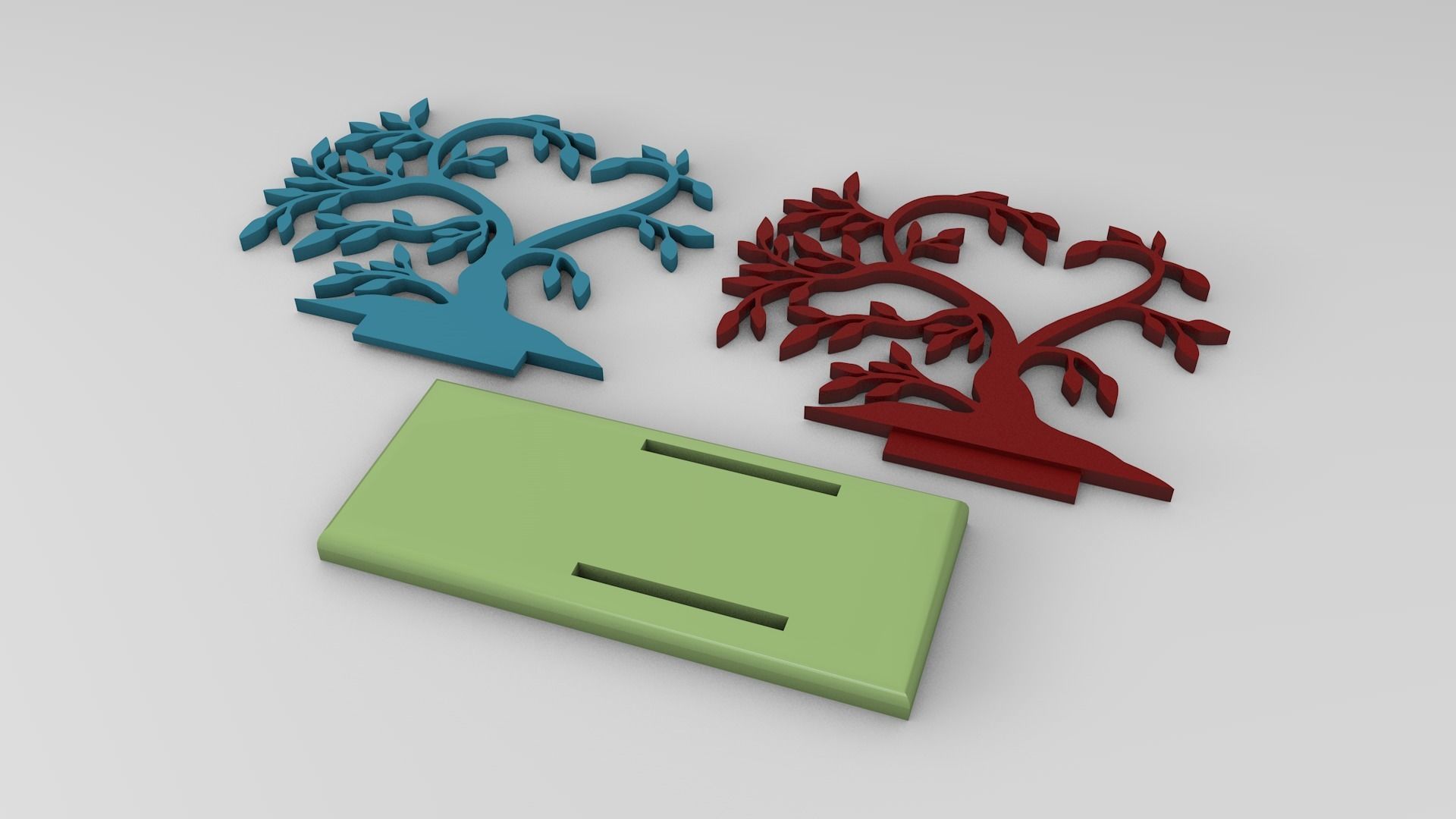 Elegant Olive Tree Napkin Holder 3D Print Model 3D print model_6