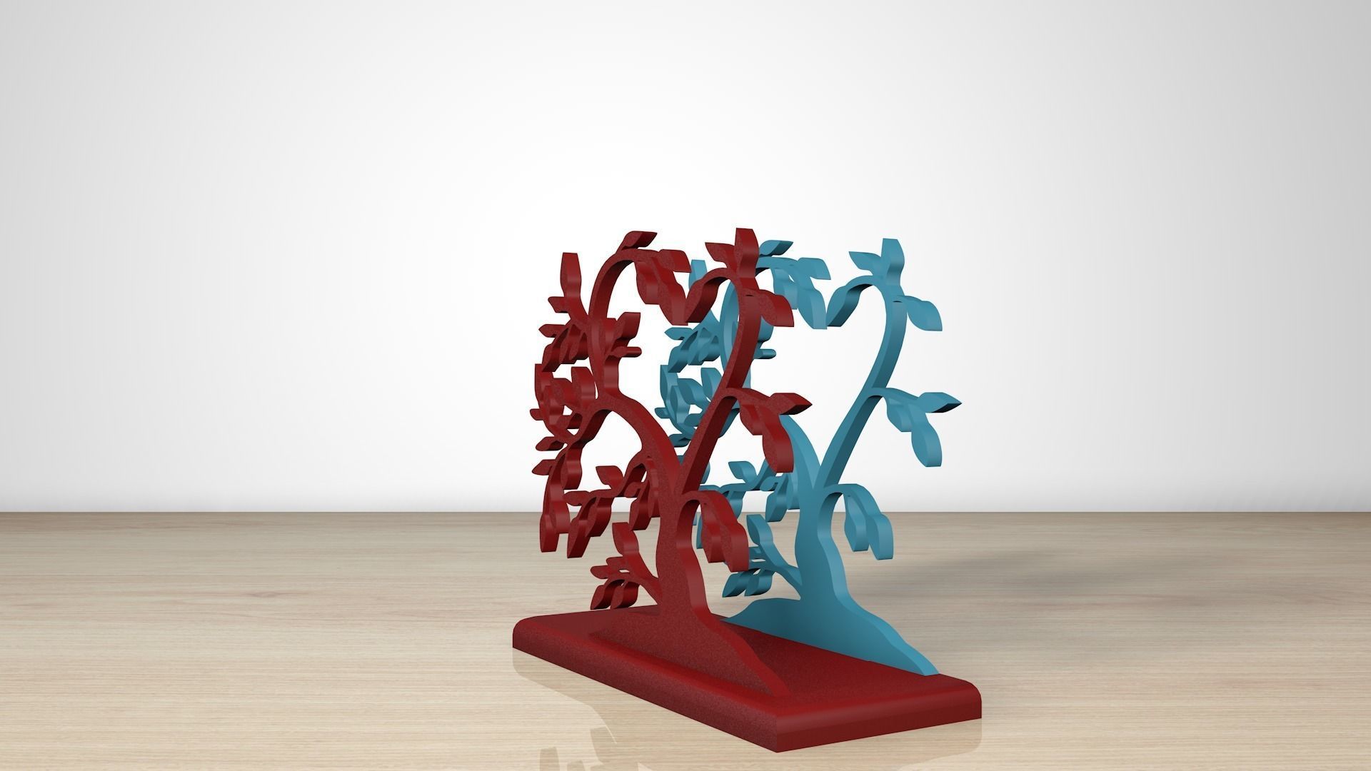 Elegant Olive Tree Napkin Holder 3D Print Model 3D print model_5