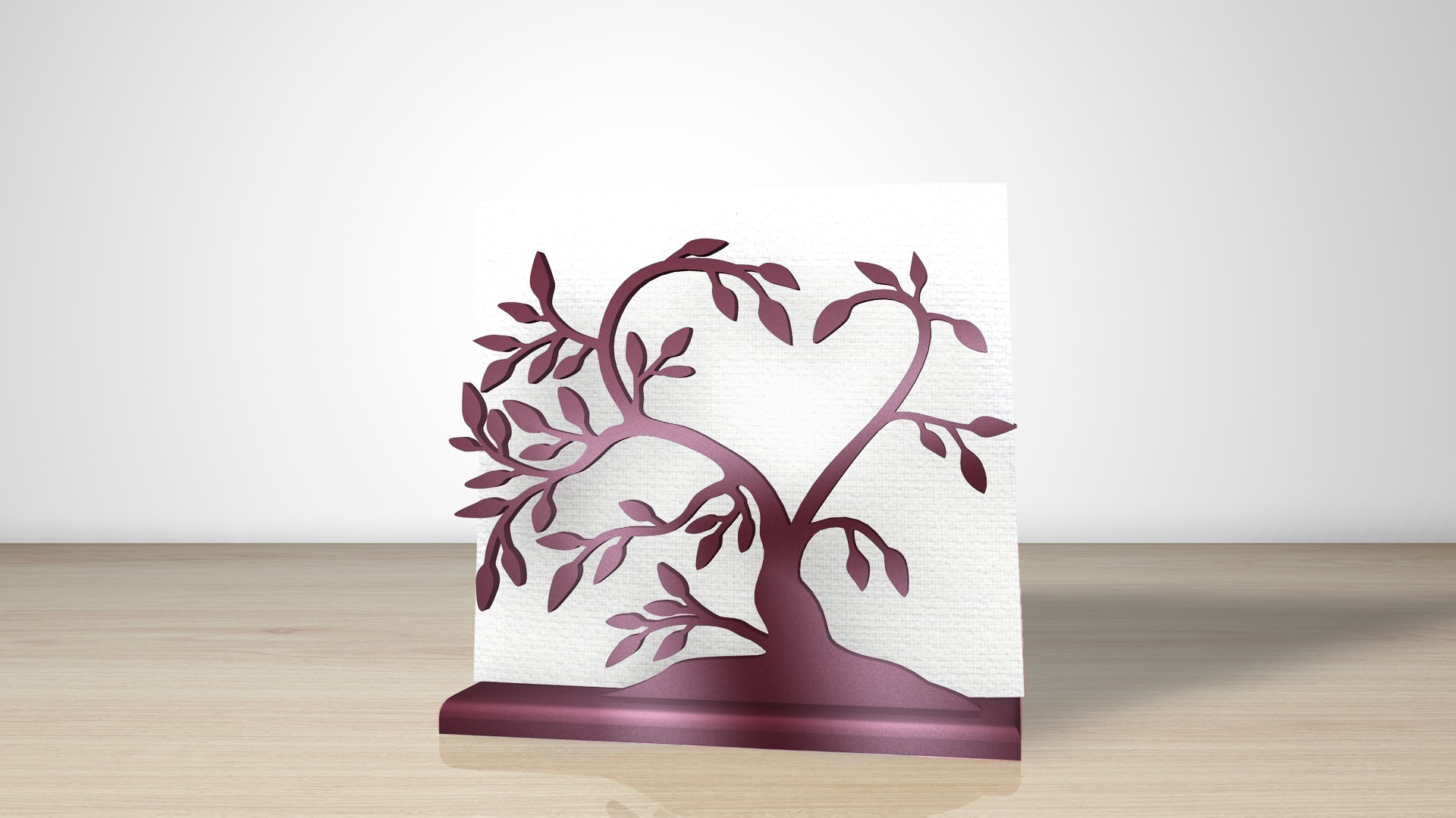 Elegant Olive Tree Napkin Holder 3D Print Model 3D print model_8