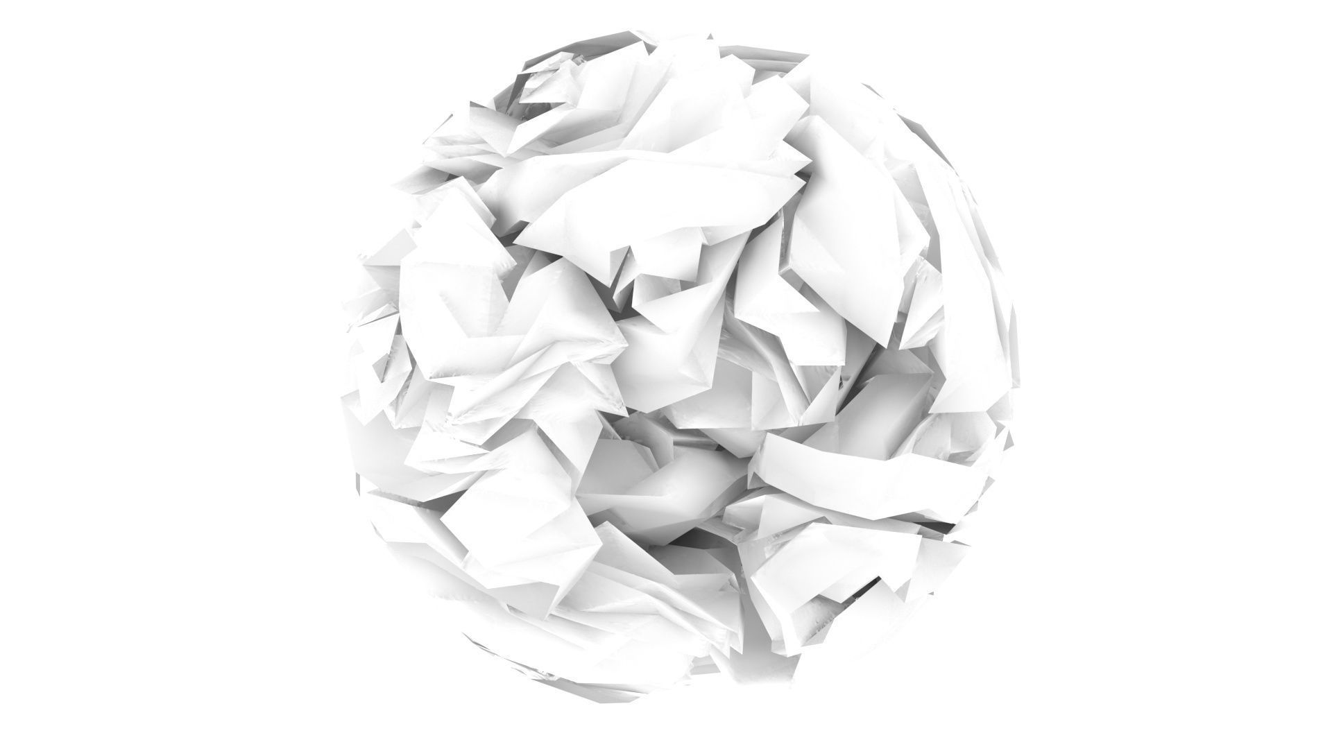 Paper With Crumpling Animation 3D model_10