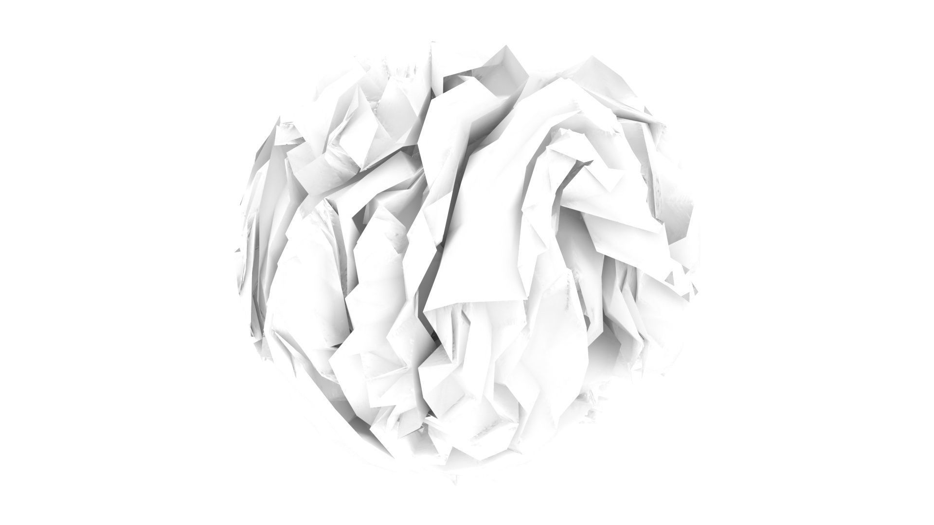 Paper With Crumpling Animation 3D model_16