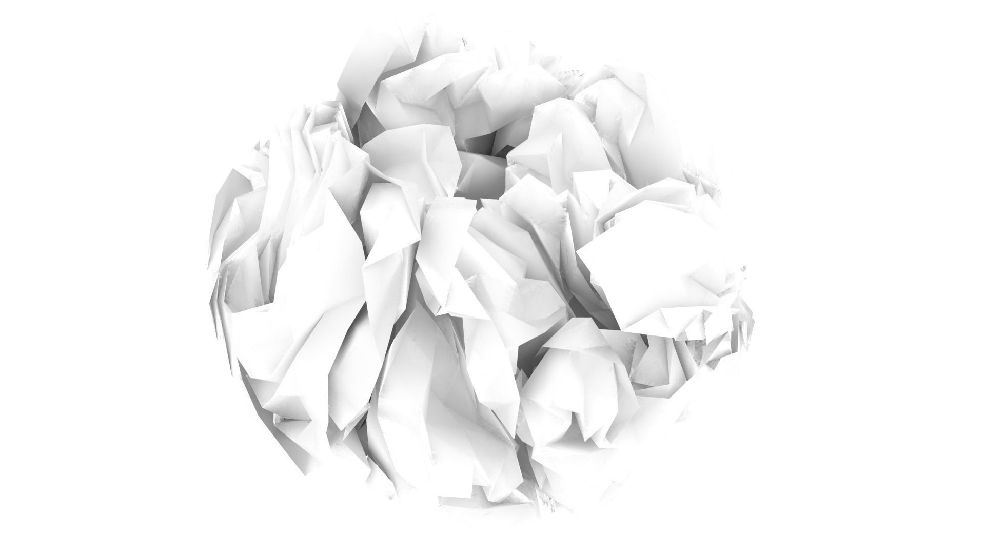 Paper With Crumpling Animation 3D model_4