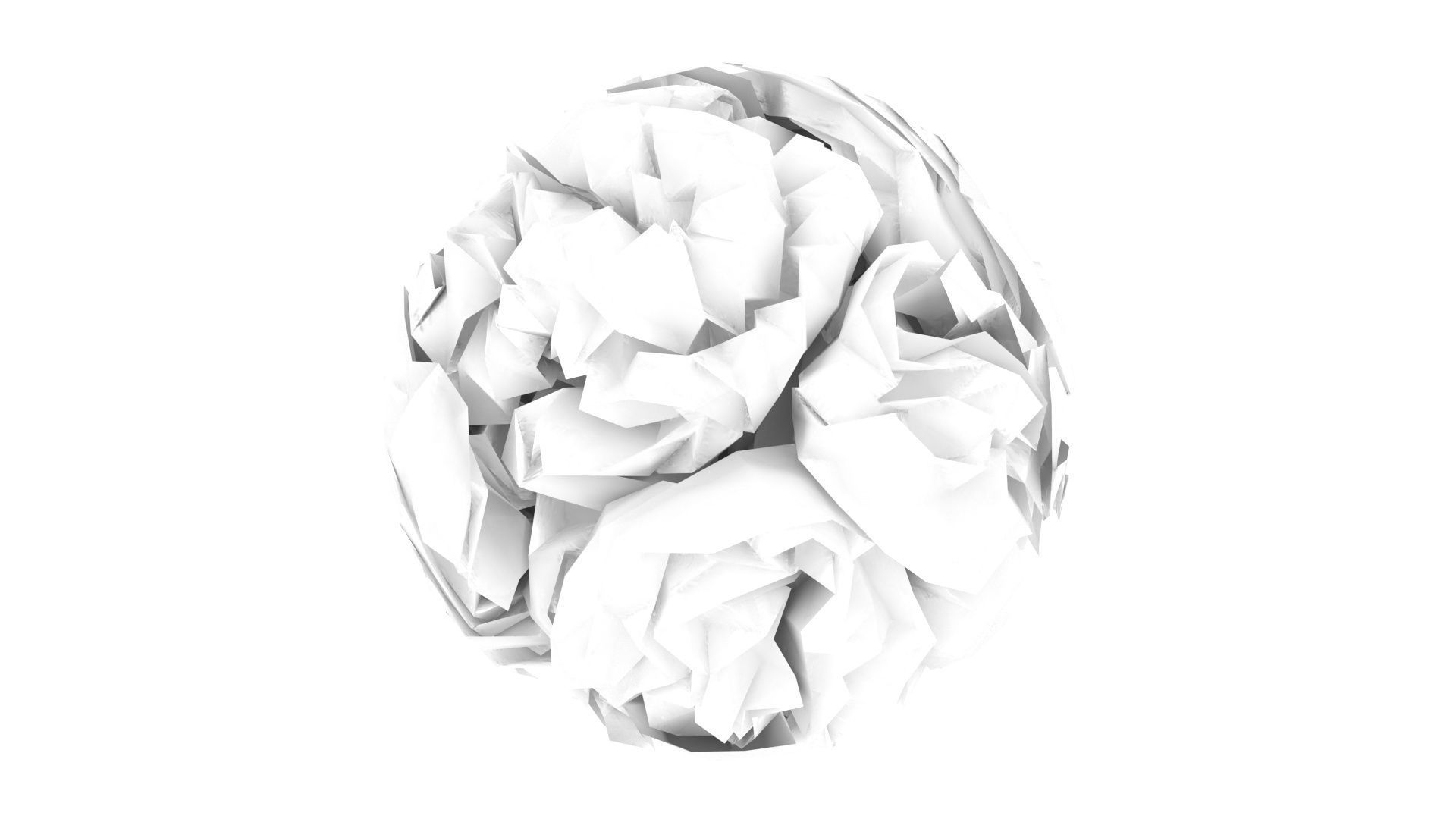 Paper With Crumpling Animation 3D model_15